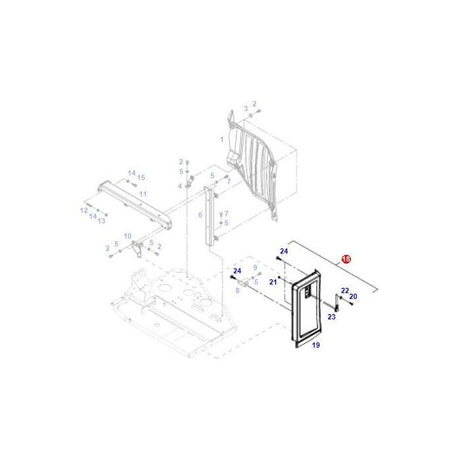 Shutter - G835500172061 - Massey Tractor Parts