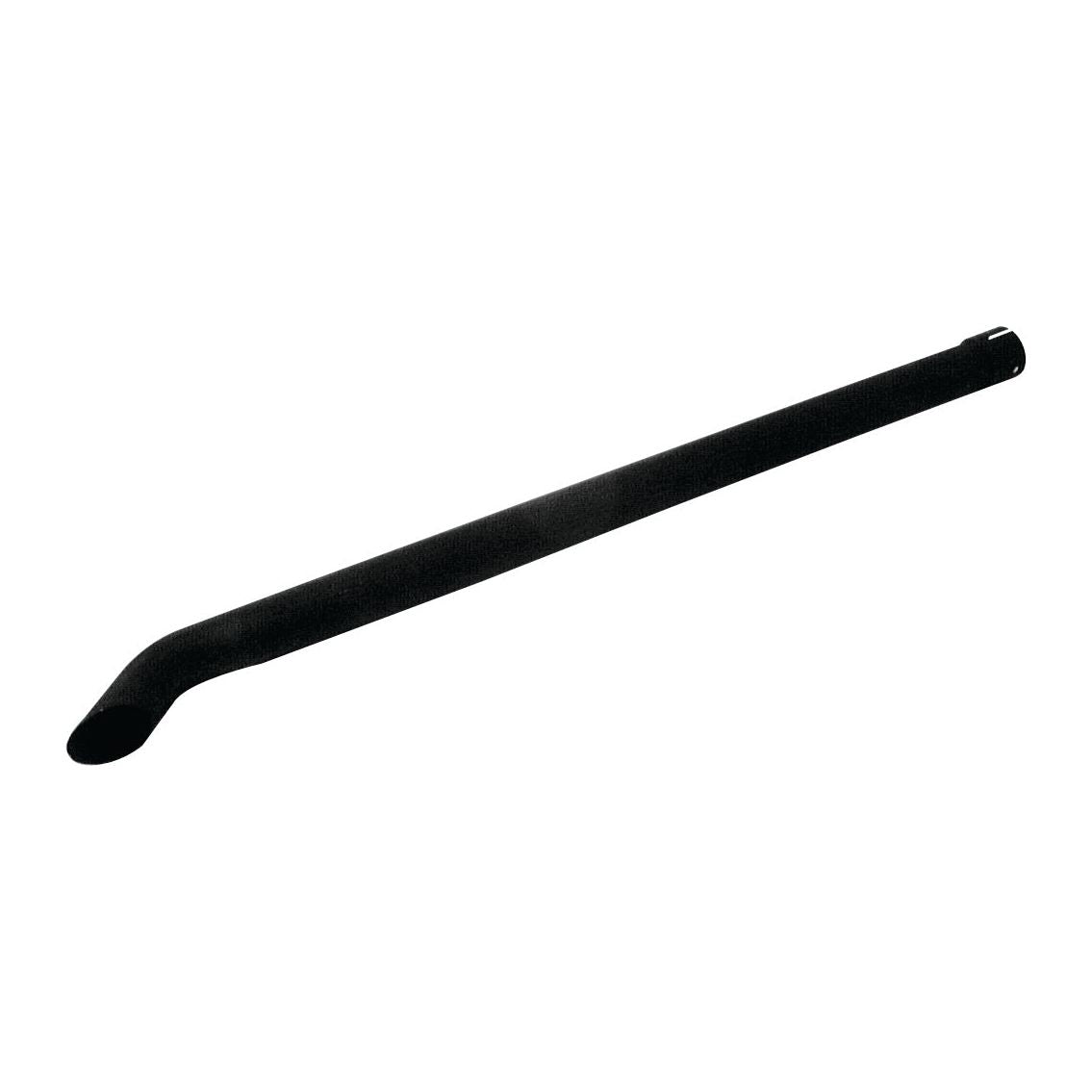 The Silencer - Pipe - S.42770 by Sparex is a bent metal pipe in sleek black with one end slightly tapered.