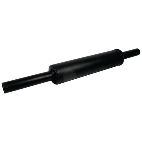 A black Silencer - Vertical - S.14517 by Sparex, featuring two handles and coated in heat-resistant paint.
