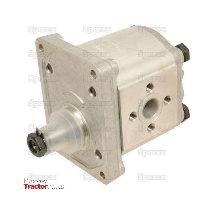 Square Sparex Single Hydraulic Pump S.62219 with visible bolts and mounting holes.