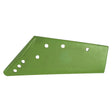 Green, trapezoidal metal plate with multiple holes of varying sizes arranged in a linear pattern, compatible with Crosland Filters 324.
Rewritten Sentence:
Sparex Slab Share - RH (Dowdeswell), part number S.127774 to fit as 1115398, featuring a green trapezoidal design with multiple holes of varying sizes arranged in a linear pattern.