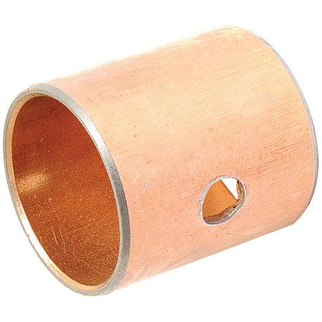 Small End Bush - ID: 25.36mm (Sparex Part No.S.43932), a copper cylindrical metal fitting with a hole on one side, compatible with Sparex parts for Massey Ferguson Engine Model 23C.