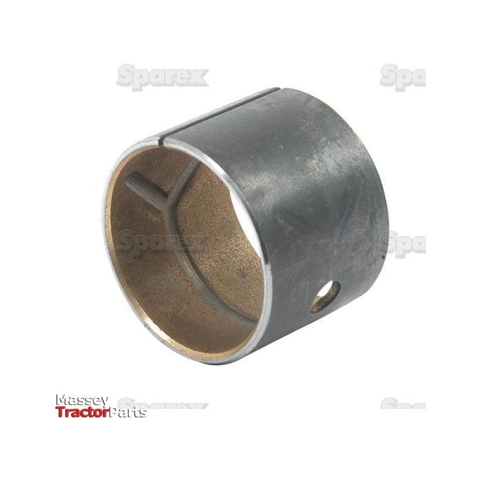 Metal cylindrical tractor part with internal grooving, displayed against a white background. Labels read "Sparex" and "Small End Bush - ID: 31.79mm | Sparex Part No.S.40360," indicating it is suitable for Massey Tractor Parts and Perkins Build tractors.