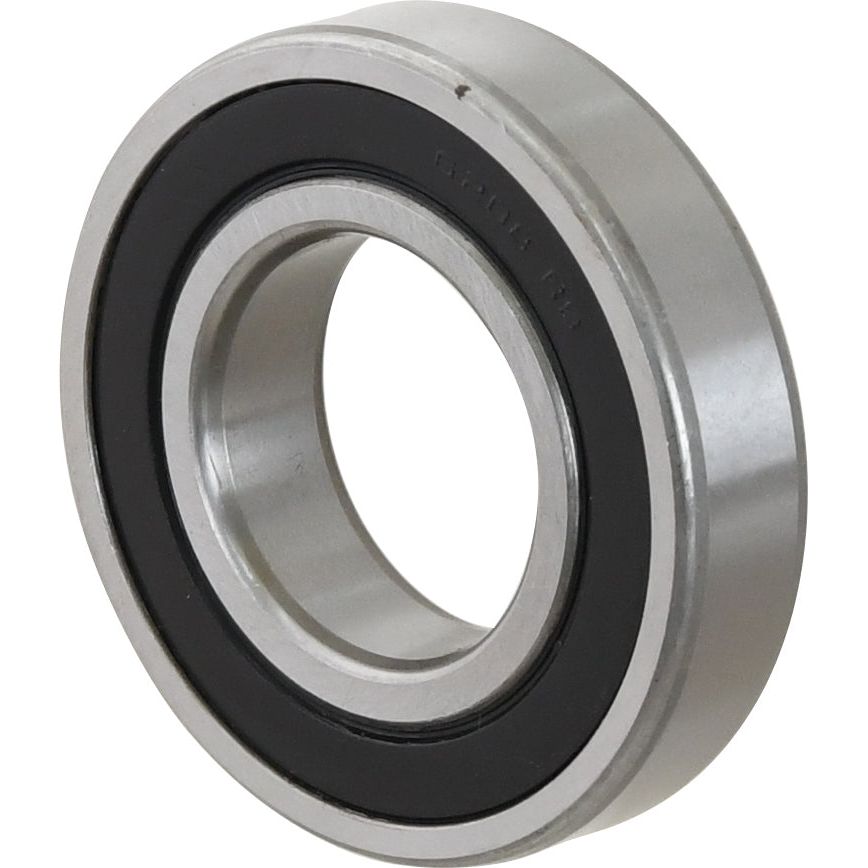 A metal Sparex Deep Groove Ball Bearing (62082RS) - S.18090 with an inner and outer ring, featuring a black seal.