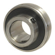 Close-up image of a Sparex Plummer Block Bearing Insert (UC208-24) - S.18586, measuring 1 1/2 inches and featuring an engraved model number on its surface.