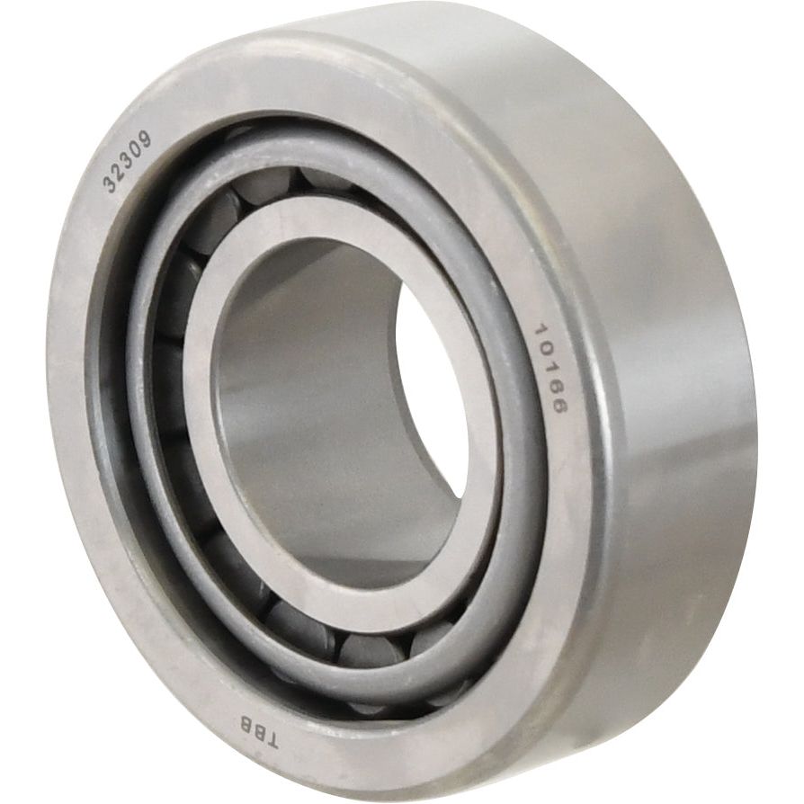 A Sparex Taper Roller Bearing (32309) - S.18265, featuring an inner and outer ring with multiple cylindrical rollers in between, is a precise component that seamlessly fits into the Sparex Bearings' catalog.