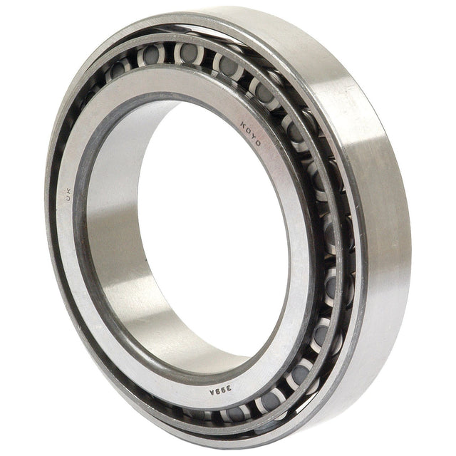 The Sparex Taper Roller Bearing (399A/394A) - S.57730, with its inner and outer metal rings and multiple cylindrical rollers evenly spaced within the structure, embodies Sparex's precision in metric bearing design.