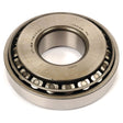 Close-up of a metallic tapered roller bearing with a visible inner and outer ring, marked with text including "Japan," "Sparex," and part number "4T-55175C/55437.