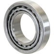 Close-up of a Sparex Taper Roller Bearing (LM501349/501310) - S.4235, engraved with part numbers "BC-1709" and "NWB90008," perfect for Case IH machinery.