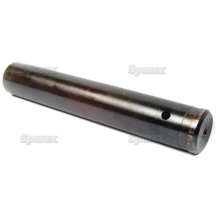 The Axle Pin | Sparex Part No. S.3407 from Sparex is a cylindrical metal rod with a small hole drilled near one end and a cap on the other, making it an essential mechanical part or tool component used in Massey Ferguson machinery.