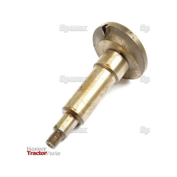 A metallic spare part with a threaded end and a wider disc-like section, likely for a tractor or similar machinery, labeled with "Sparex" in the bottom left corner. The Hydraulic Pump Shaft, Sparex Part No.S.65429, is compatible with Ford New Holland models for versatile use.