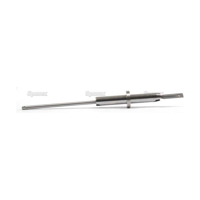 A metallic precision tool with a narrow cylindrical shaft and a flat, blade-like tip, reminiscent of the intricate components in a Sparex Hydraulic Valve | Sparex Part No.S.698, isolated on a white background.