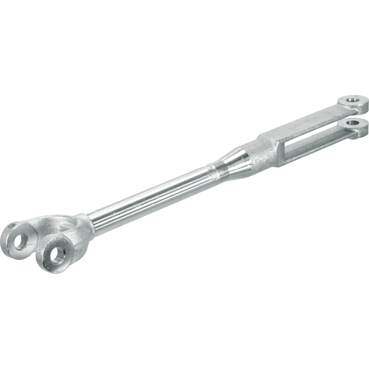 Introducing the Sparex Levelling Box Assembly (Sparex Part No. S.40969), featuring a minimum length of 485mm and 16mm fork holes at each end, designed with the exceptional durability that both Landini and Massey Ferguson machinery are known for.