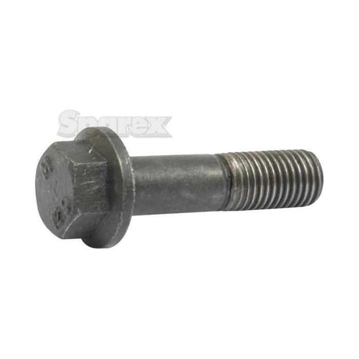 Image of a Sparex Metric Bolt & Nut, M12x45mm (Sparex Part No.S.57464) with a partially threaded shaft and a hexagonal head against a white background.