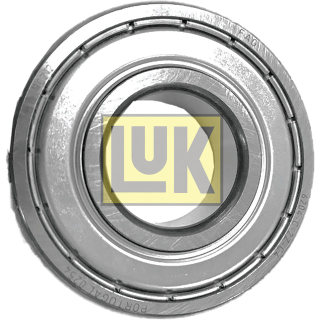 A metal spigot bearing, part number S.156493 from the Sparex brand, featuring the LUK logo in yellow and black at the center and designed for Case IH compatible systems.