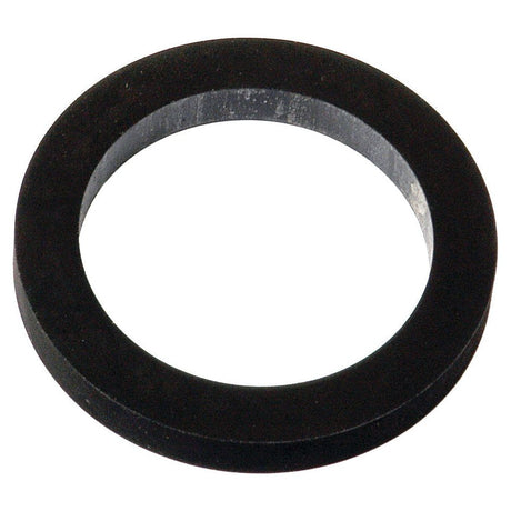 The Sparex Spindle Seal (Sparex Part No. S.65141) is a circular black rubber washer with a central hole, ideal for use as a metric spindle seal.