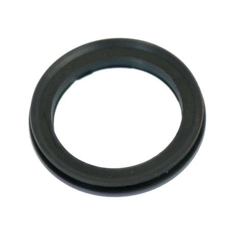 A black rubber O-ring with a circular shape and smooth surface, perfect as a Spindle Seal for Ford/New Holland machinery. This product is the Sparex Spindle Seal, Part No. S.65142.