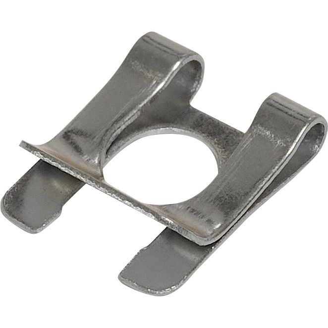 Close-up of a Sparex Spring Clip (SL6), Part No. S.52329, featuring a central hole and commonly used for securing panels or components in automotive and industrial applications.