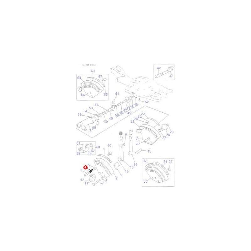 Massey Ferguson Spring Draft Control - 884389M1 | OEM | Massey Ferguson parts | Linkage-Massey Ferguson-Draft Control Components,Farming Parts,Hydraulics,Tractor Hydraulic,Tractor Parts