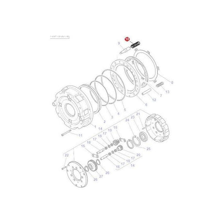 Spring Power Shuttle - 3790266M3 - Massey Tractor Parts