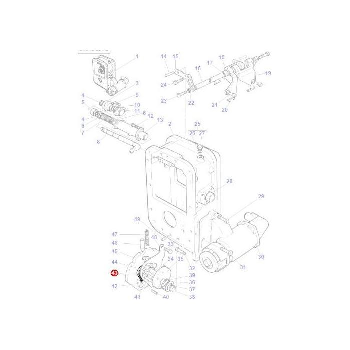 Spring Rangebox - 3610748M3 - Massey Tractor Parts