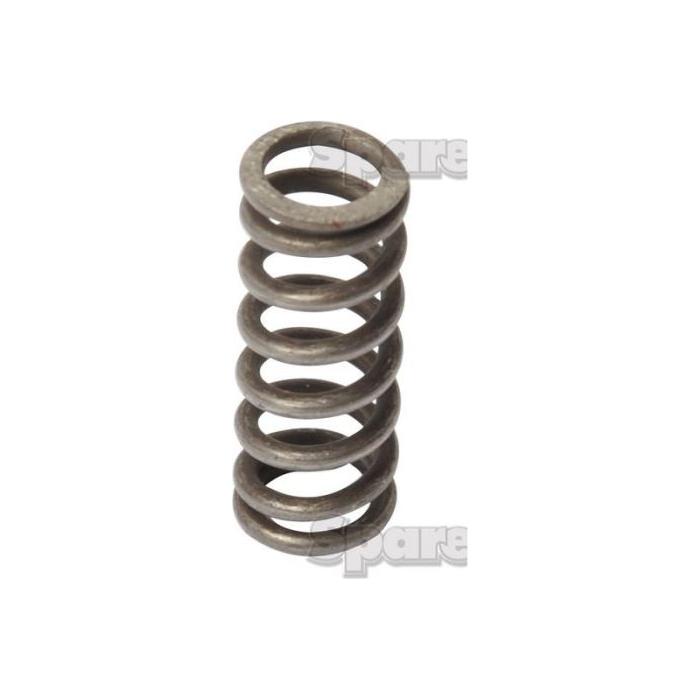Close-up of a Sparex Spring (Part No. S.42748) photographed against a white background, ideal as a compatible part for Ford New Holland or Case IH machinery.