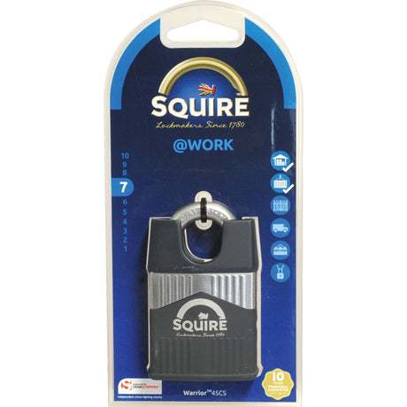Squire 45CS Warrior Padlock, Body width: 45mm (Security rating: 8)
 - S.129880 - Farming Parts