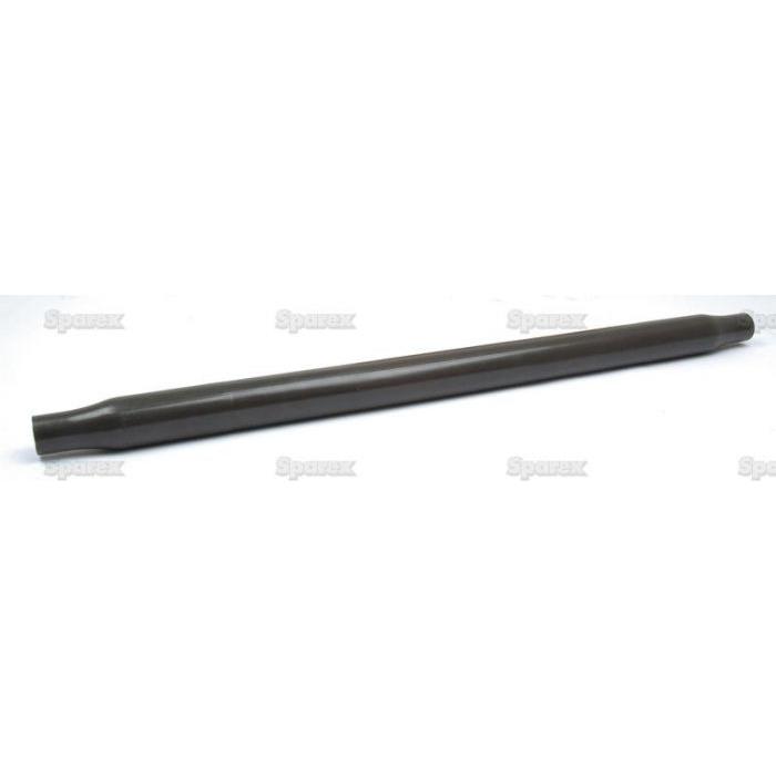 A Stabiliser Centre Tube - S.182 from Sparex, a long, cylindrical metal rod with slightly tapered ends resembling a Massey Ferguson spare part, resting horizontally on a white background.