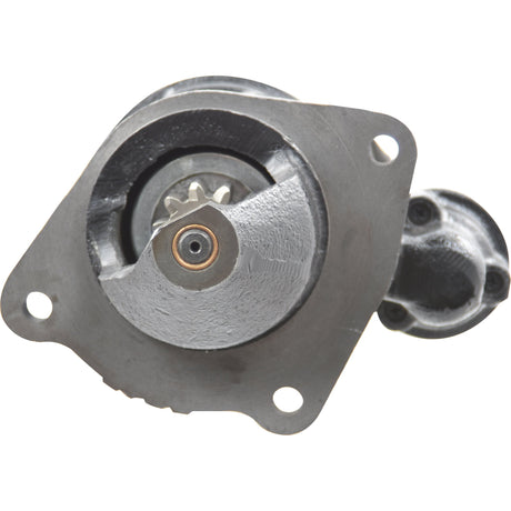 A close-up of a metal mechanical component, featuring a gear and circular openings, likely part of a 12V, 3.1Kw Starter Motor branded by Sparex (Sparex Part No.S.361191).