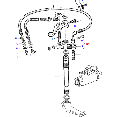 Steering Arm - 898355M91 - Massey Tractor Parts