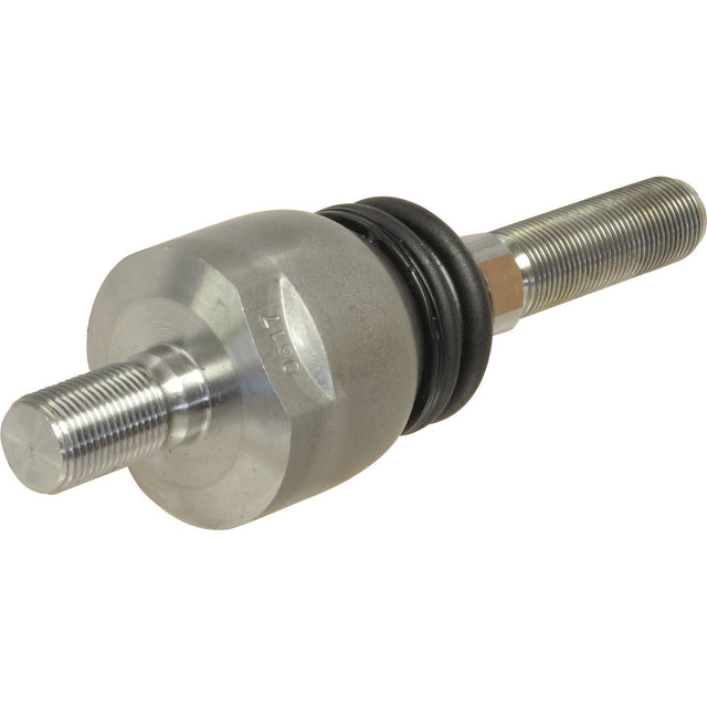 Image of a Sparex Steering Joint - S.41705, featuring M18 x 1.5 (RH) threaded studs on both ends and a rubber seal in the middle, measuring 180mm in length.
