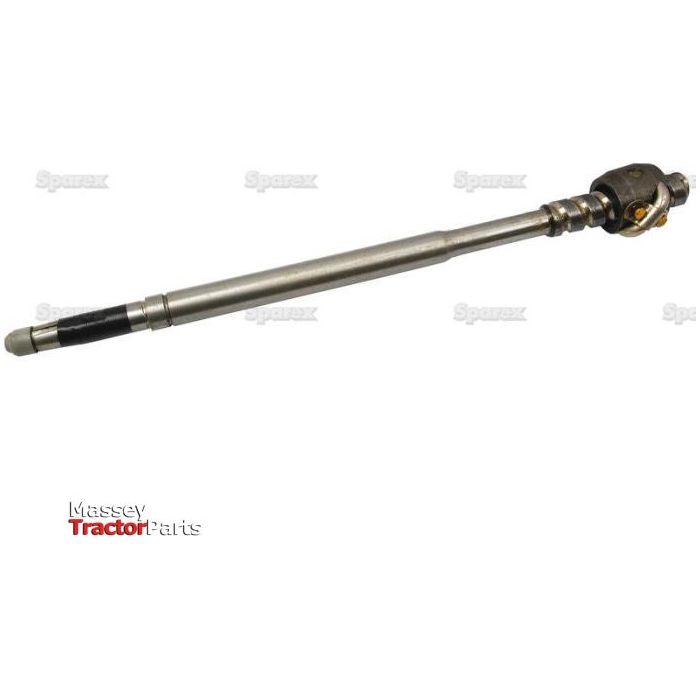 Sparex 537mm metal steering shaft for a tractor, featuring the Sparex Part No. S.40274 and Massey Tractor Parts logo.