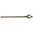 A Steering Shaft, part number S.67280 by Sparex, featuring a gear-like component near one end, is displayed against a white background and is commonly used in Kubota B7100 machinery.