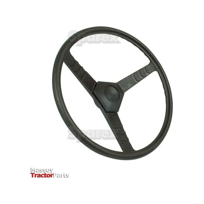 Steering Wheel 425mm, Splined (Sparex Part No. S.40263) by Sparex, branded under "Massey Ferguson Tractor Parts," featuring advanced power steering for effortless control.