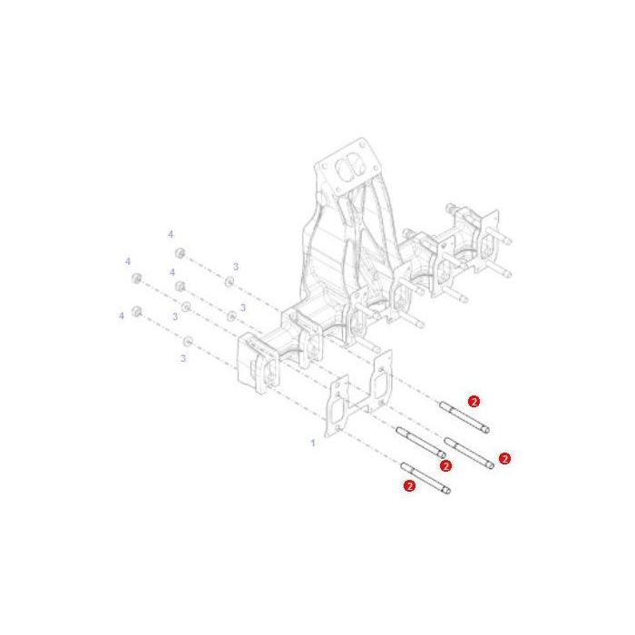 Fendt M12 Nut OEM Heavy-Duty Fastening Component | F836200100100