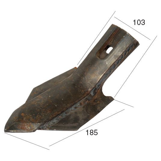 Sweep - Knock On, Width: 103mm, Thickness: 5mm
 - S.79295 - Massey Tractor Parts