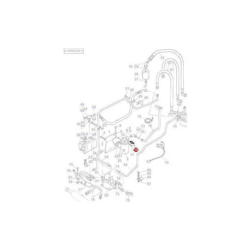 Massey Ferguson Switch Oil Pressure - 3595186M2 | OEM | Massey Ferguson parts | Instrument Panels-Massey Ferguson-Farming Parts,Lighting & Electrical Accessories,Oil Pressure Switches,Switches & Sensors,Tractor Parts