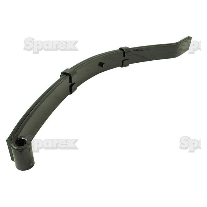 A black curved metal leaf spring with three distinct segments and a capacity of 1000 KG, labeled "Trailer Leaf Spring (3) - S.55901" by Sparex.