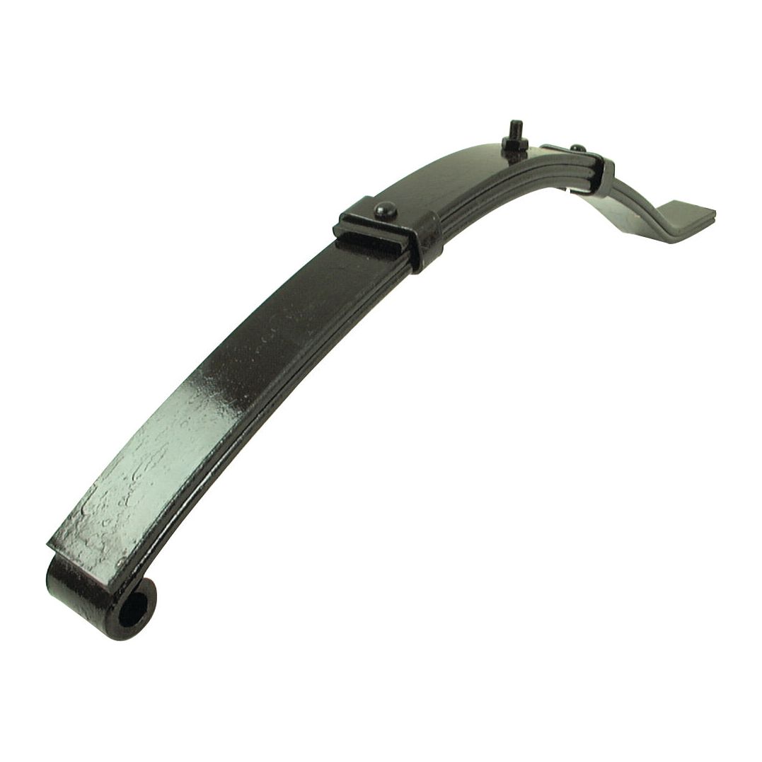 A Sparex Trailer Leaf Spring (3) - S.55901, featuring a black, curved design with 3 leaves and a 1000 KG capacity, ideal for automotive suspension systems, displayed on a white background.
