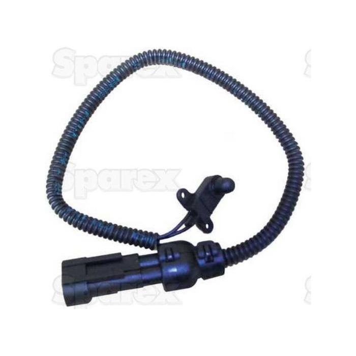 A black coiled wire with connectors at both ends, suitable for integrating the Sparex Temperature Control Switch (Sparex Part No. S.118266).