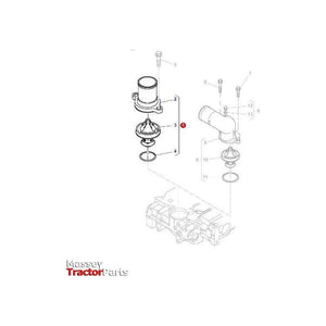 Massey Ferguson Thermostat - 4225430M1 | OEM | Massey Ferguson parts | Thermostat-Massey Ferguson-Cooling Parts,Engine & Filters,Farming Parts,Thermostats,Tractor Parts