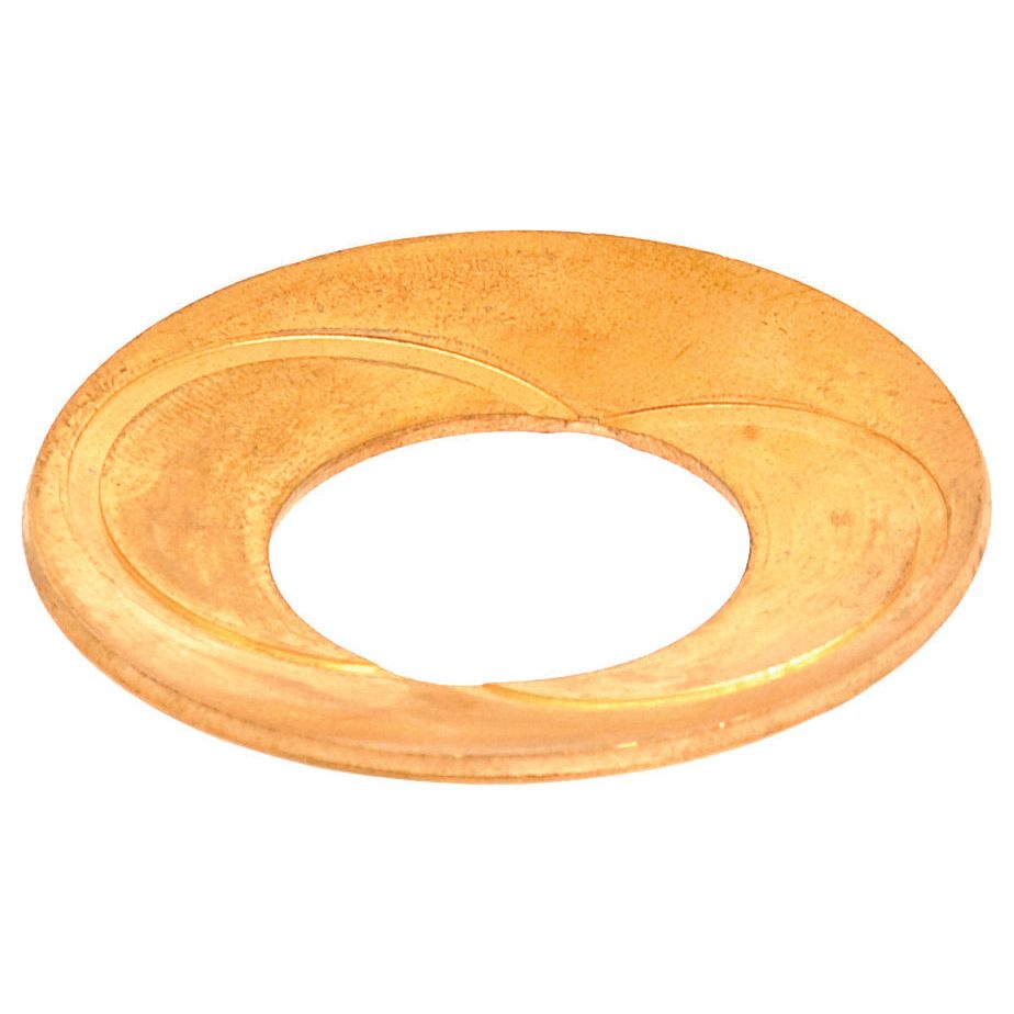 A brass Thrust Washer with a central hole and slightly curved profile, compatible with Case IH and International Harvester machinery. This is Sparex Part No.S.59139 by Sparex.