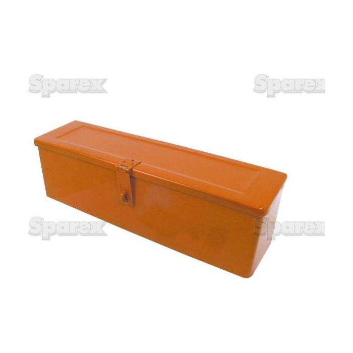An orange Sparex toolbox, part number S.62246, featuring a front latch for securing the lid. The subtle yet unmistakable "Sparex" branding is faintly visible in the background, exemplifying their dedication to quality toolboxes.