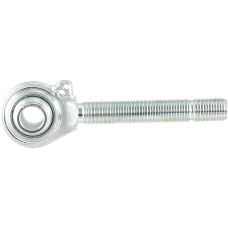 Image of the Sparex Top Link Ball End - M27x3 Metric - Cat.2 (Sparex Part No.S.148209) featuring a threaded shaft with an overall length and a spherical ball joint in the housing.