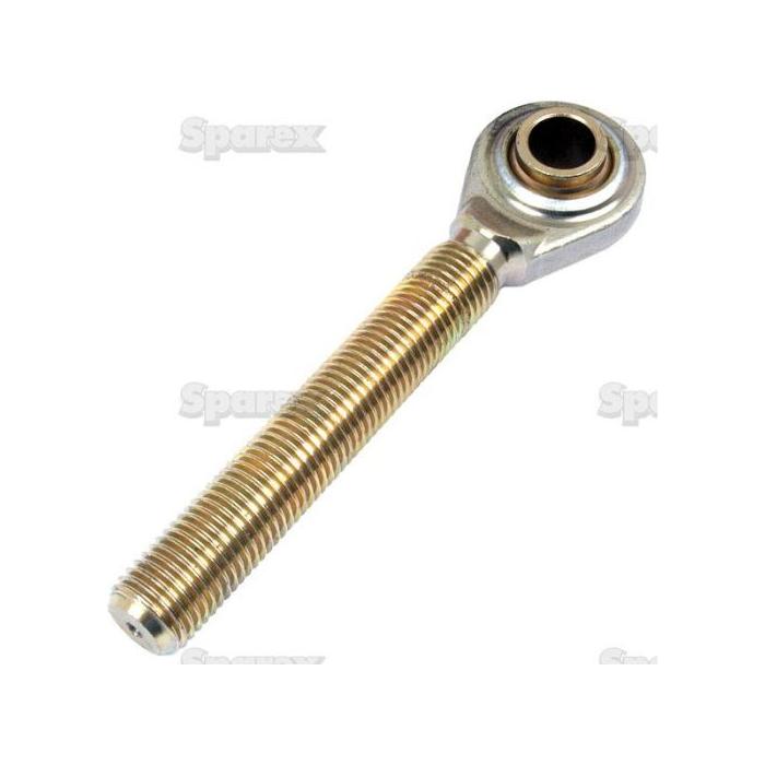 The Top Link Ball End - 1 1/4'' UNC - Cat.2 (Sparex Part No.S.16076) by Sparex features a metal rod end bearing with a threaded shaft, a spherical joint at the end, and a precise ball bore for smooth operation.