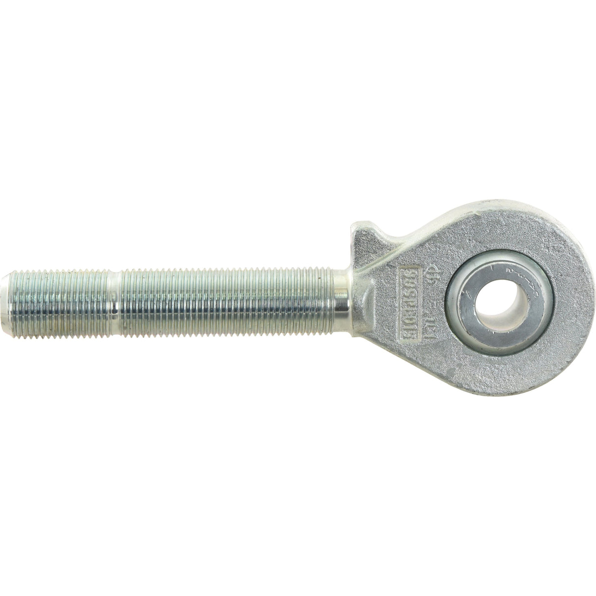 The Sparex Top Link Ball End (M36x3 Metric - Cat.2) - Sparex Part No.S.29328 is a metallic rod end bearing with a threaded shaft and a spherical eye for mechanical linkage applications, featuring an optimal overall length for diverse setups.