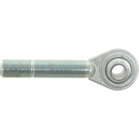 The Sparex Top Link Ball End - M36x3 Metric - Cat.2 (Sparex Part No.S.29329) features a steel rod end with a threaded shaft and a rounded eye for secure attachment to mechanical components, making it ideal for machinery and industrial applications. It has an overall length of 286mm, a thread length of 165mm, and a ball bore diameter of 25.4mm.
