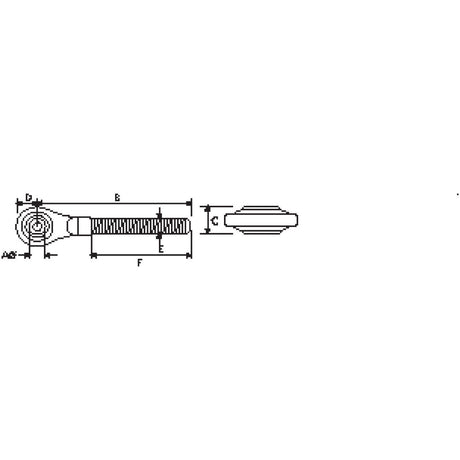 Top Link - Ball End (Cat.2)
 - S.385 - Farming Parts