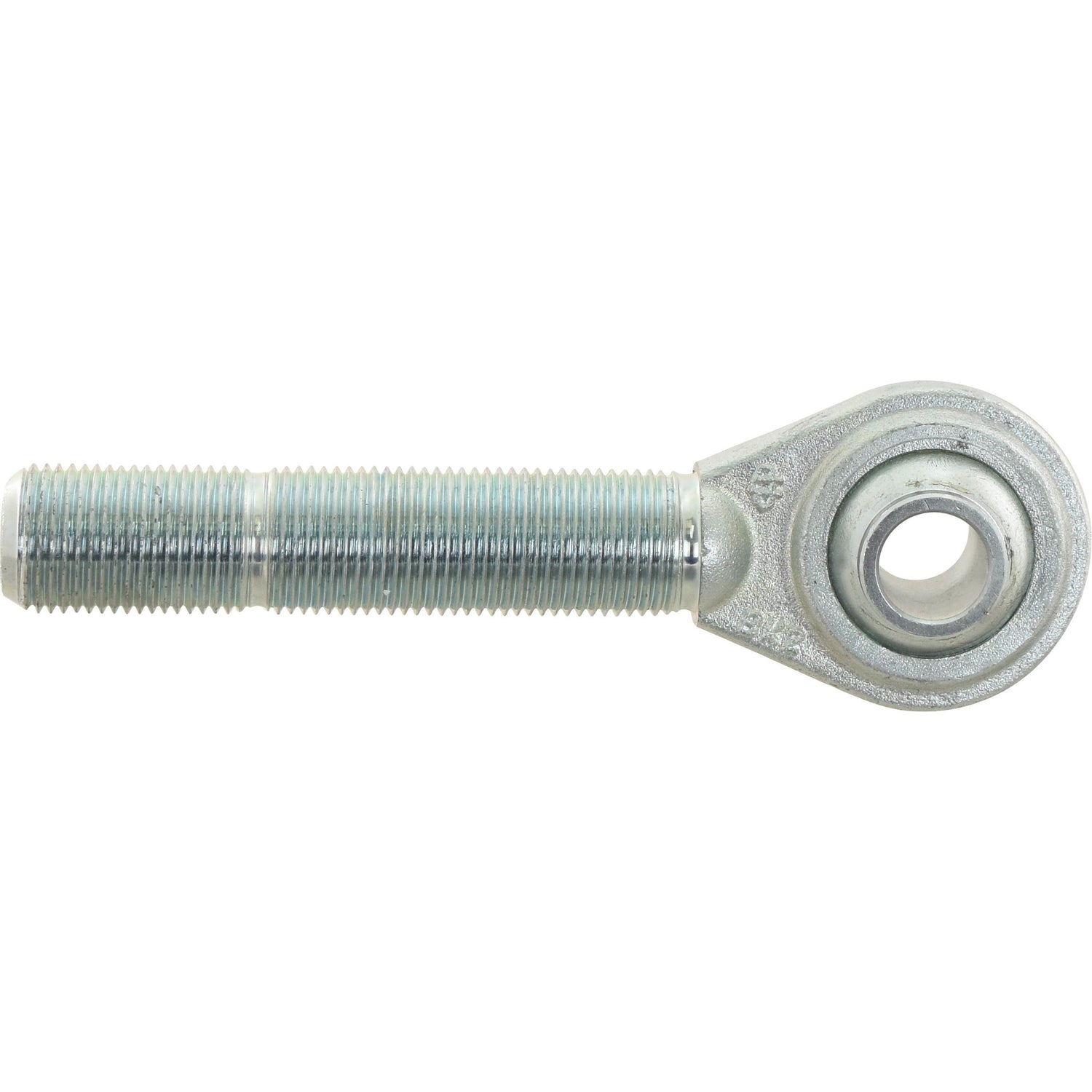 A close-up of the Top Link Ball End - M36x3 Metric - Cat.2 (Sparex Part No.S.29329) by Sparex, featuring a Ball Bore Ø 25.4mm, an overall length of 286mm, a threaded shaft with a thread length of 165mm at one end, and a bearing at the other end.