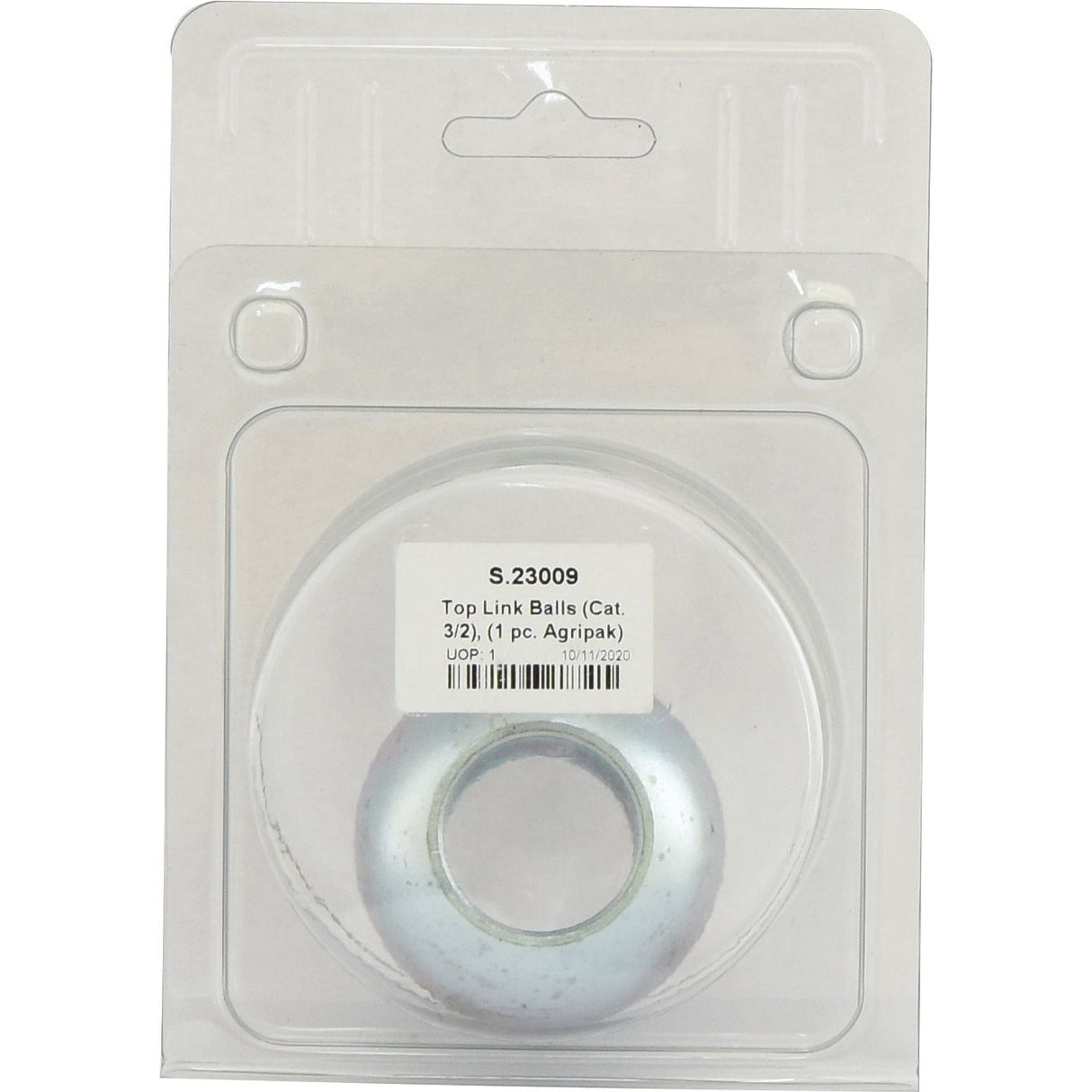 A package containing a single Top Link Ball (category 3/2) by Sparex, crafted from 20Mncr5 Steel and identified with product code S.23009.